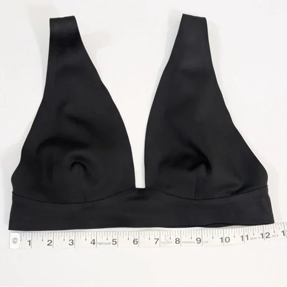 Intimately Free People Bralette Top Black Triangle Adjustable Womens Size Small - Picture 8 of 8